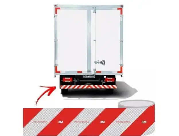 FAIXA REFLETIVA P/ PARACHOQUE CAMINHAO