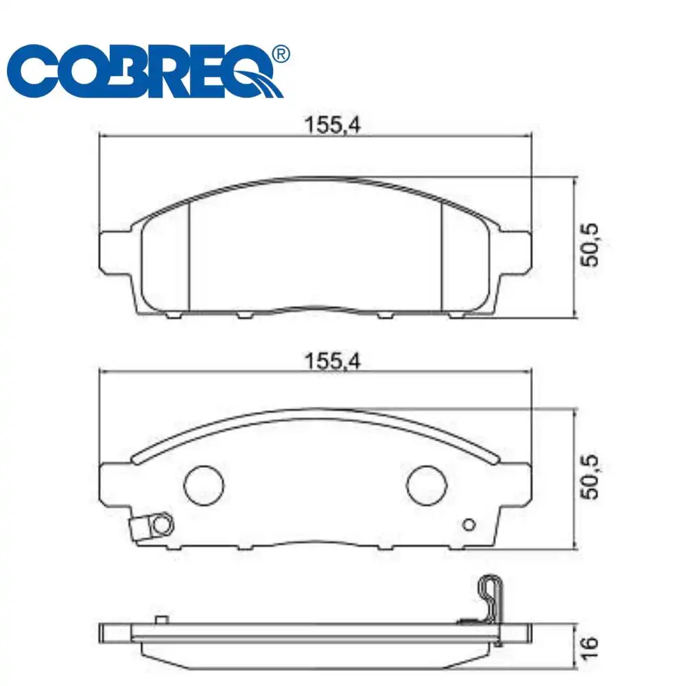 PASTILHA FREIO DIANTEIRA MITSUBISHI L-200 TRITON 2008/