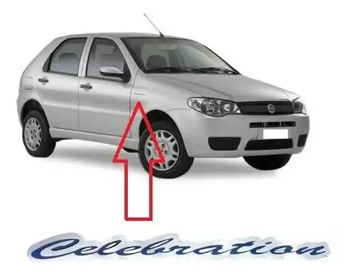EMBLEMA CELEBRATION FIAT PALIO FIRE 06/ PARALAMA