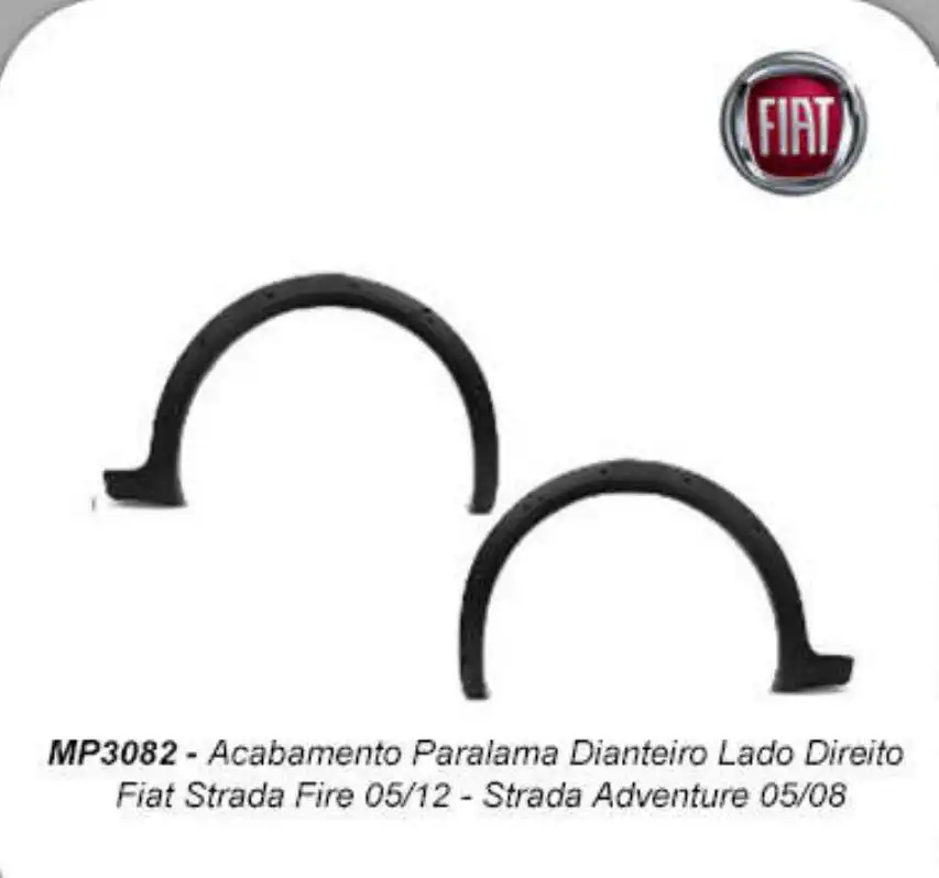 MOLDURA PARALAMA FIAT STRADA FIRE 05/12 ADVENTURE DIANT DIR