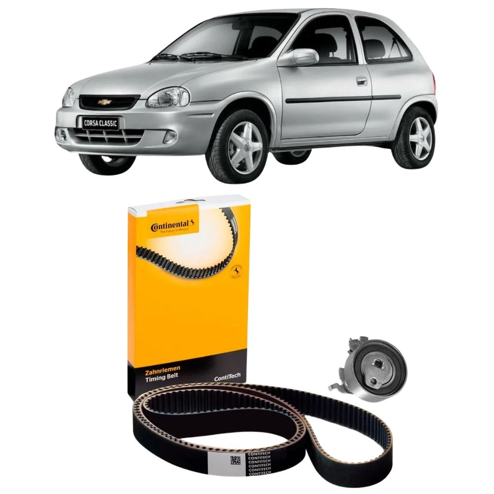 KIT CORREIA DENTADA CORSA 1.0 8V 2007 A 2012