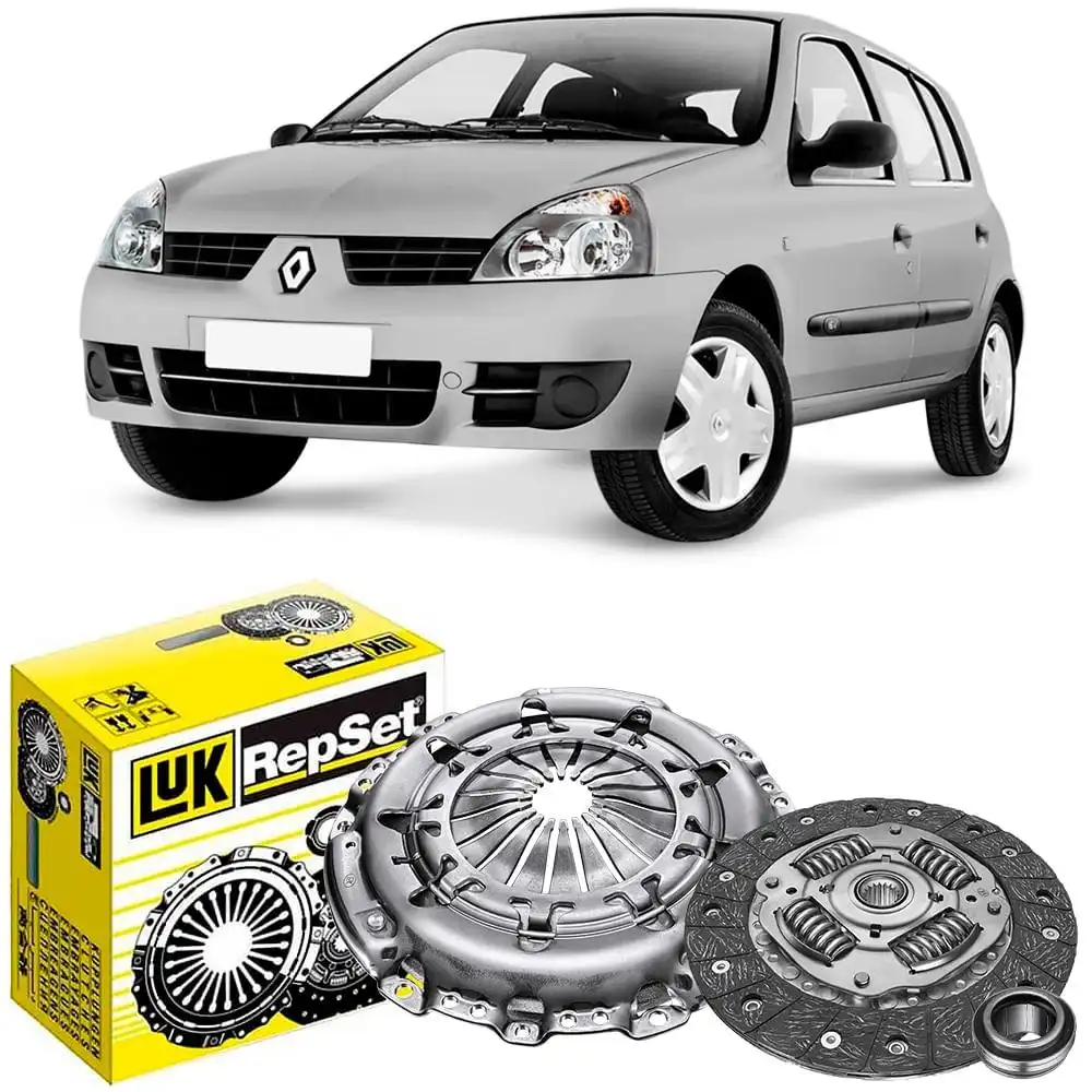 KIT EMBREAGEM RENAULT CLIO 1.6 16V 1999 A 2008 COM ROLAMENTO