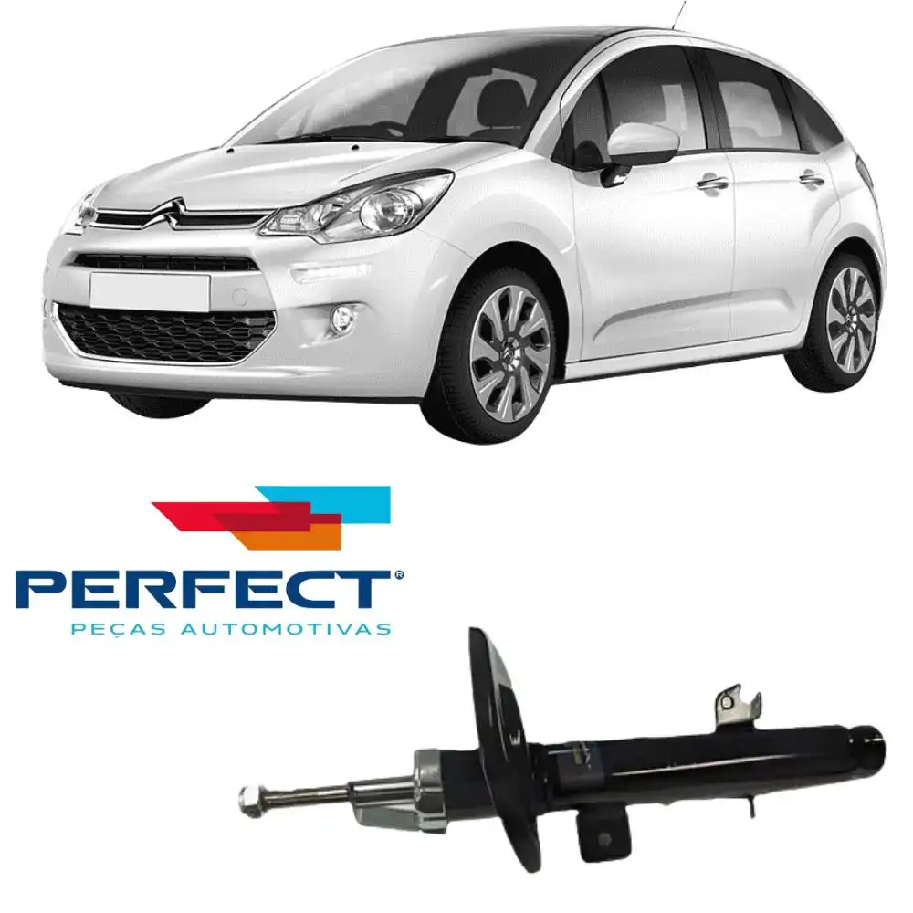 AMORTECEDOR DIANTEIRO CITROEN C3 2013 A 2021 ESQ AUTOMATICO