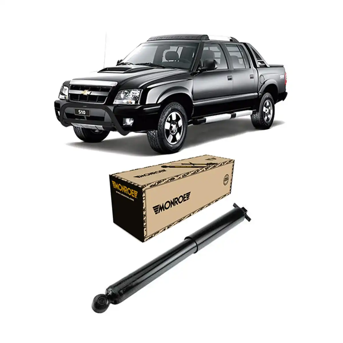 AMORTECEDOR TRASEIRO S-10 4X2 4X4 1995 A 2011