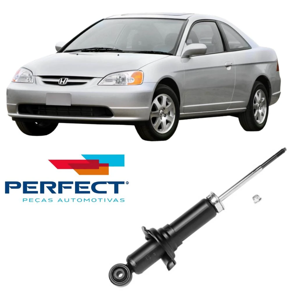 AMORTECEDOR TRASEIRO HONDA CIVIC 2001 A 2005