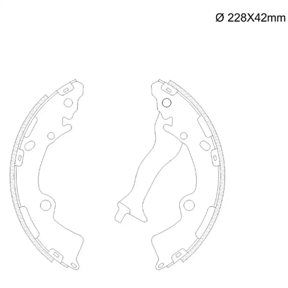 SAPATAS FREIO HYUNDAI CRETA 2017 EM DIANTE C/HASTE