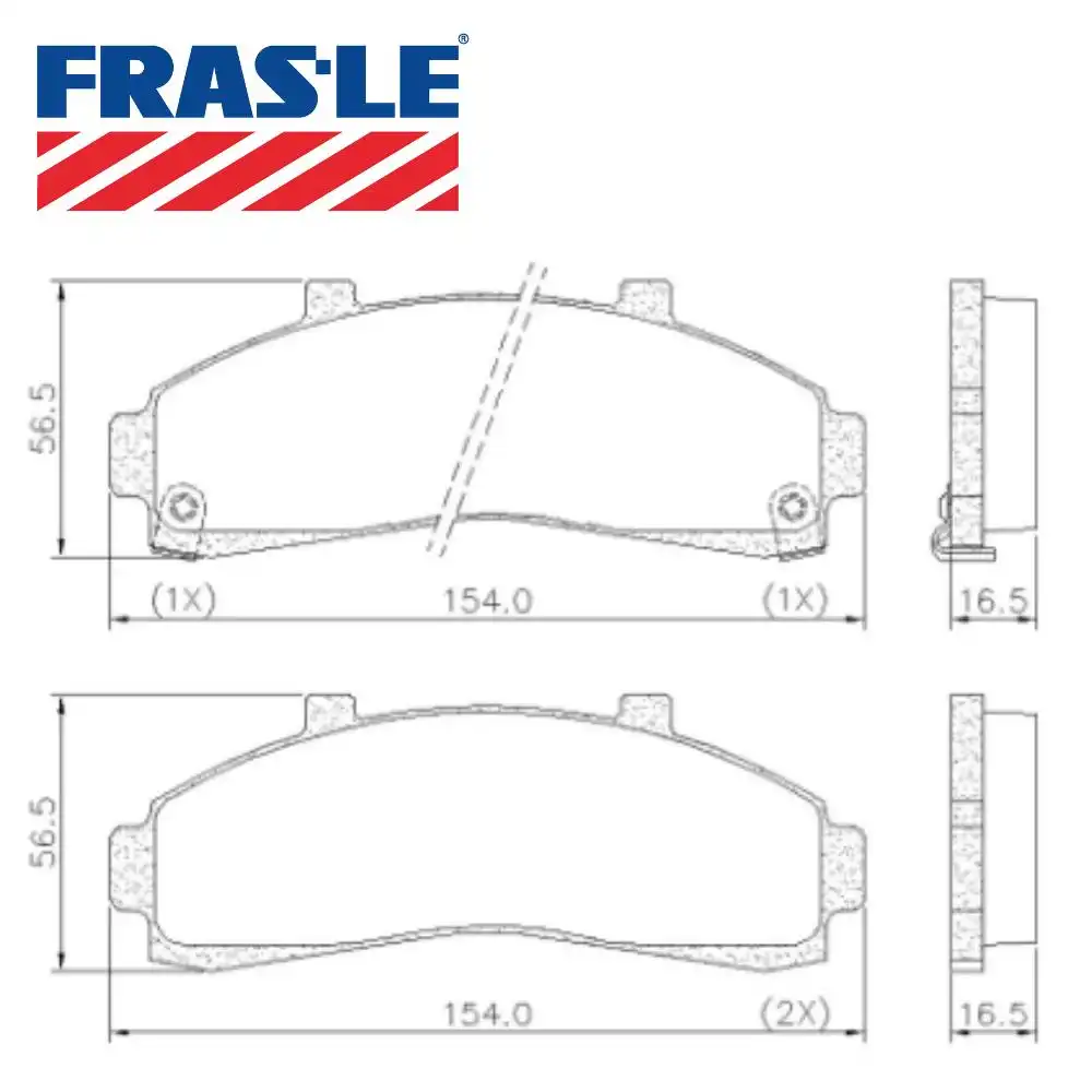 PASTILHA FREIO DIANTEIRA RANGER 1995 A 2007