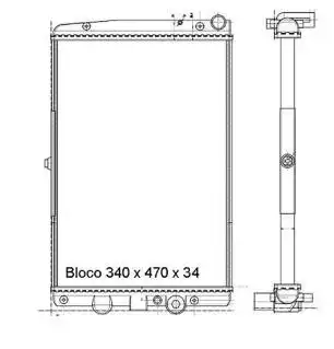 RADIADOR GOL PLUS 1.0,1.6 C/AR (EXC.16 VALV)