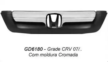 GRADE PARACHOQUE HYUNDAI CRV 2007 EM DIANTE C/MOLD/CROM