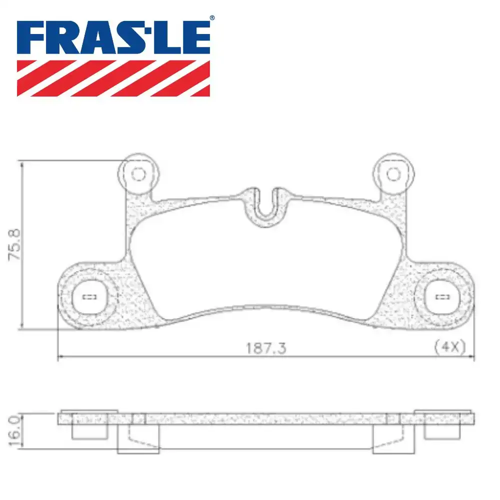 PASTILHA FREIO TRASEIRA CAYENNE 3.6 V6 2010 A 2016 CERAMICA