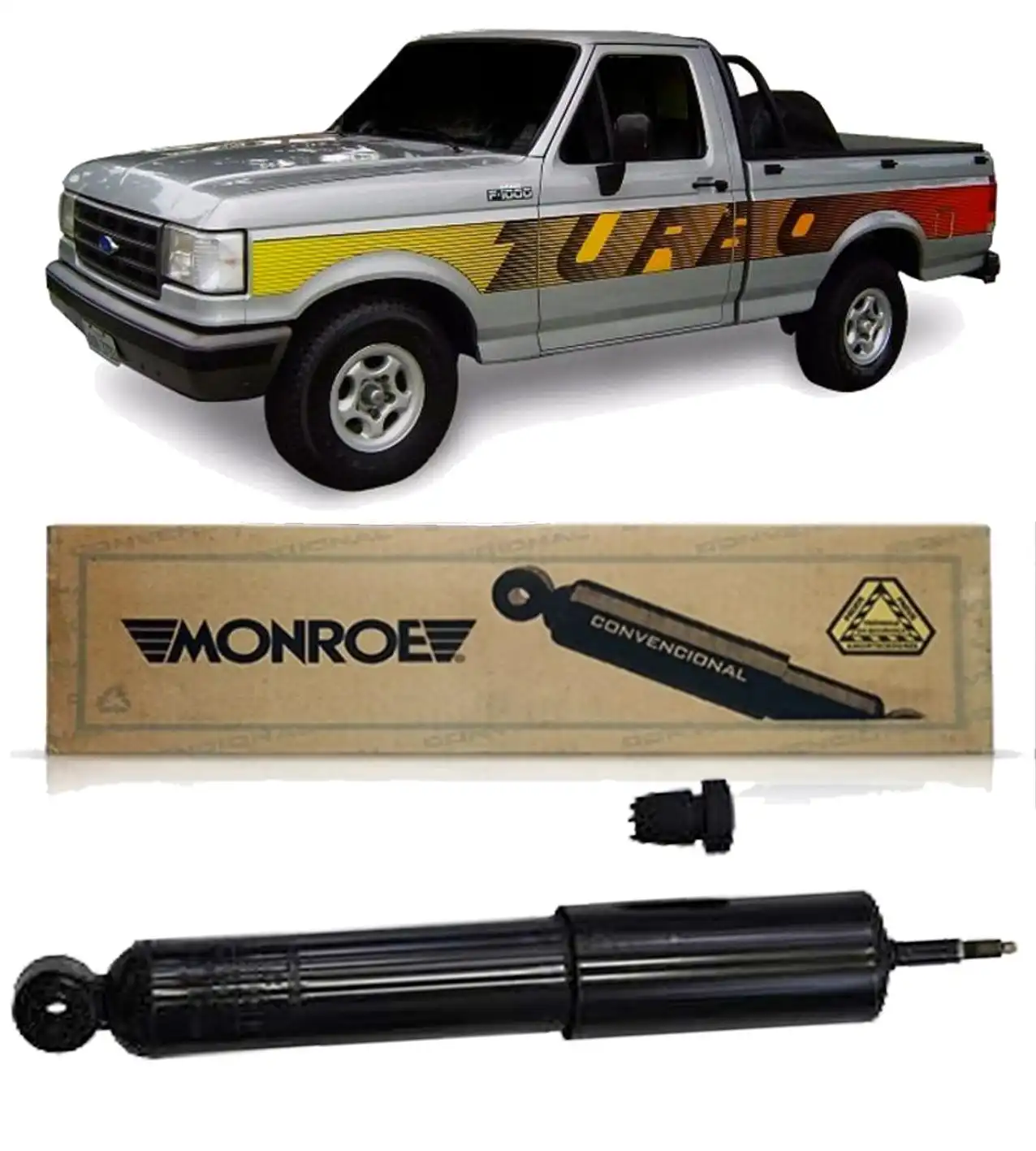 AMORTECEDOR DIANTEIRO F-1000 1992 A 1996 4X2 4X4
