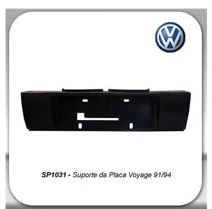 MOLDURA PLACA TRAS VOYAGE 1991 A 1994
