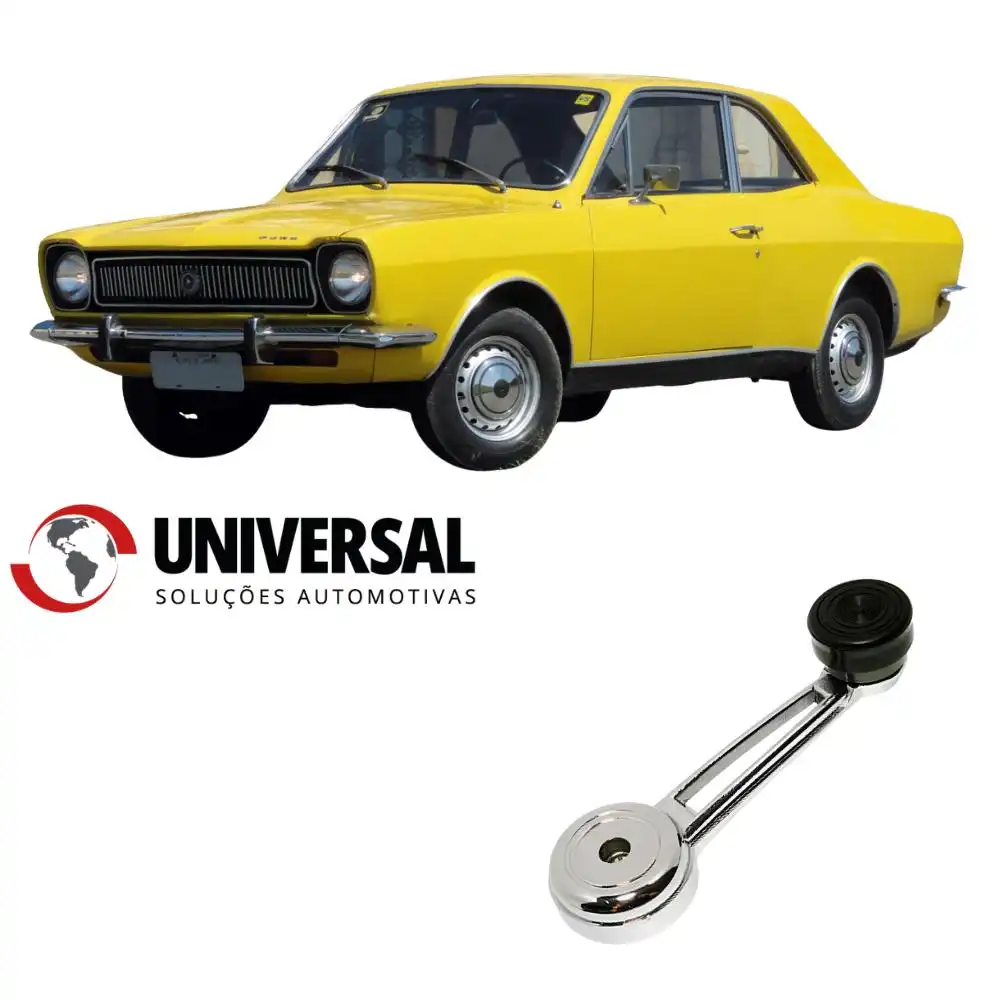 MACANETA VIDRO CORCEL CROMADA