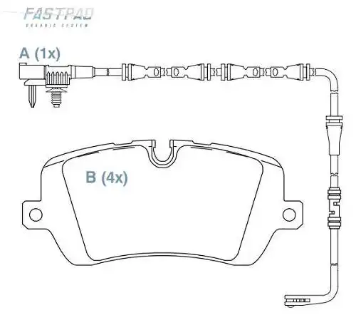 PASTILHA FREIO TRASEIRA RANGE ROVER III 4.4 V8 VOGUE 4X4