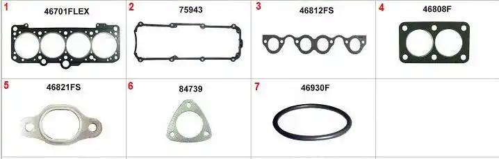 JUNTA MOTOR GOL 96/ MOTOR AP 2.0 8V 96/ SUPERIOR S/RETENTOR