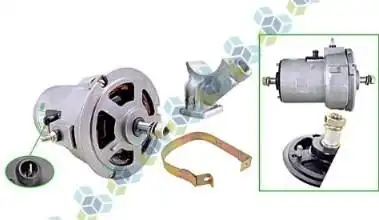 ALTERNADOR FUSCA KOMBI BRASILIA 12V 51A (ALTERNADOR,SUPORTE)