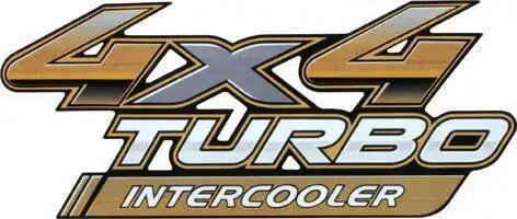 EMBLEMA ADESIVO TOYOTA HILUX 14/ 4X4 TURBO INTERCOOLER