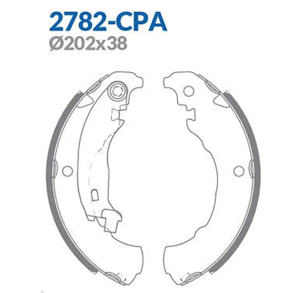 SAPATAS FREIO FIAT UNO VIVACE ATTRACTIVE 1.4 10/ PALIO 1.0 1