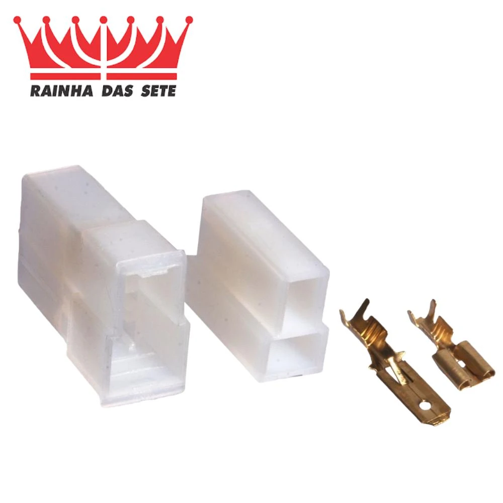 KIT CHICOTE 2 VIAS MACHO E FEMEA