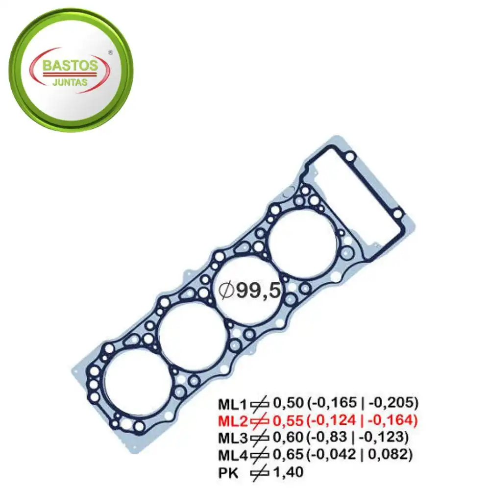 JUNTA CABECOTE L200 3.2 16V DIESEL 2007 A 2019 CHAPA 2 PIC