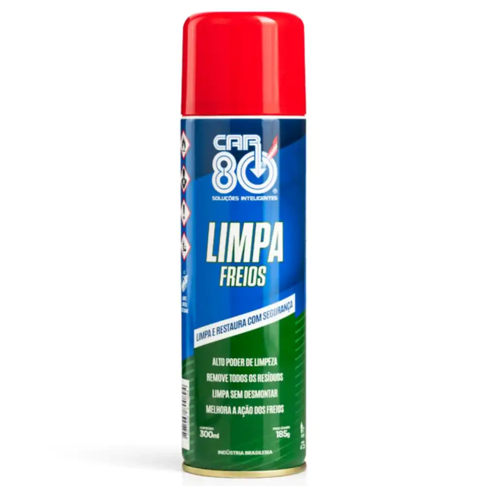SPRAY LIMPADOR E LUBRIFICANTE DE FREIOS 300ML