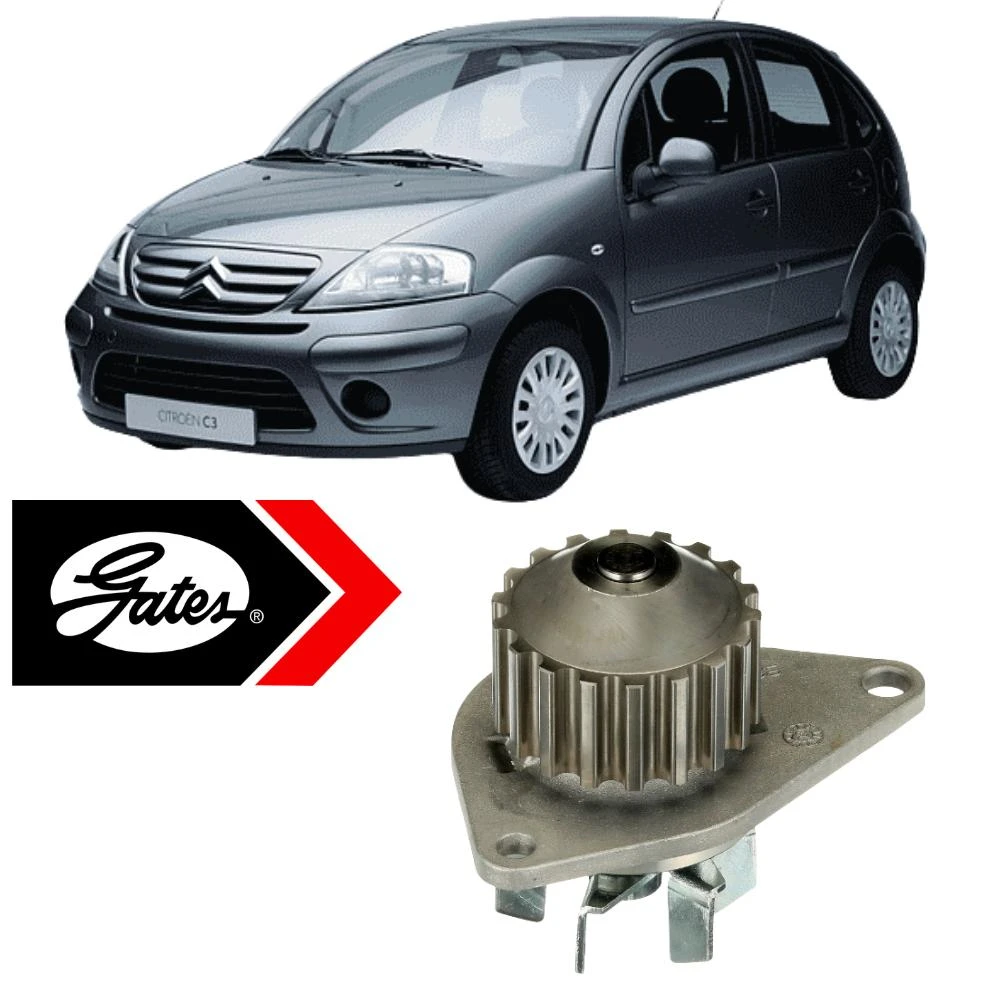 BOMBA DAGUA CITROEN C3 1.4 8V PEUGEOT 206/207 1.4 8V 2006/ 1