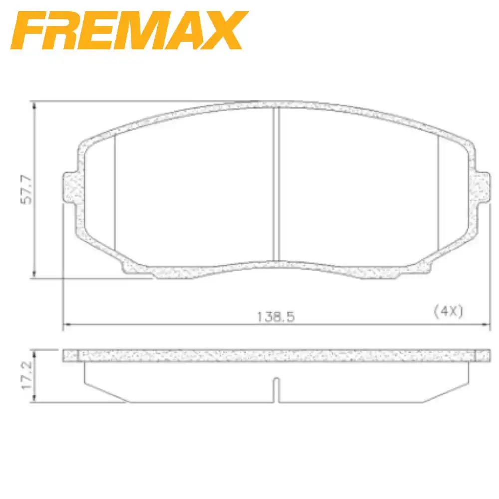 PASTILHA FREIO DIANTEIRA EDGE 3.5 V6 2011/