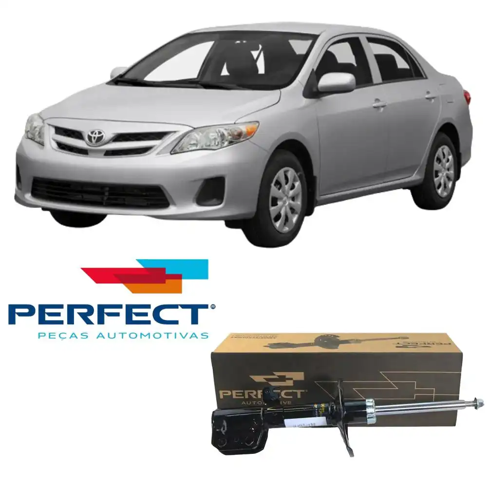 AMORTECEDOR DIANTEIRO TOYOTA COROLLA 2009 A 2014 ESQUERDO