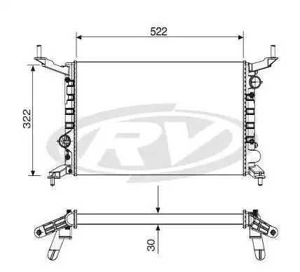 RADIADOR CELTA 2006 A 2013 C/AR