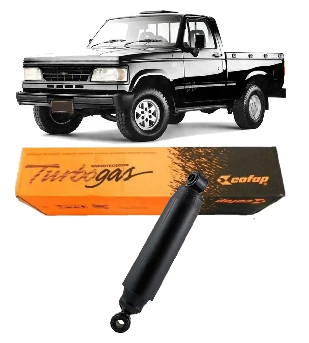 AMORTECEDOR TRASEIRO D-20 1993 A 1997