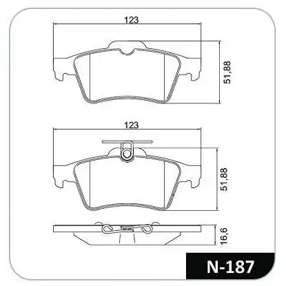 PASTILHA FREIO TRASEIRA FOCUS 1.6 16V 2008 A 2019