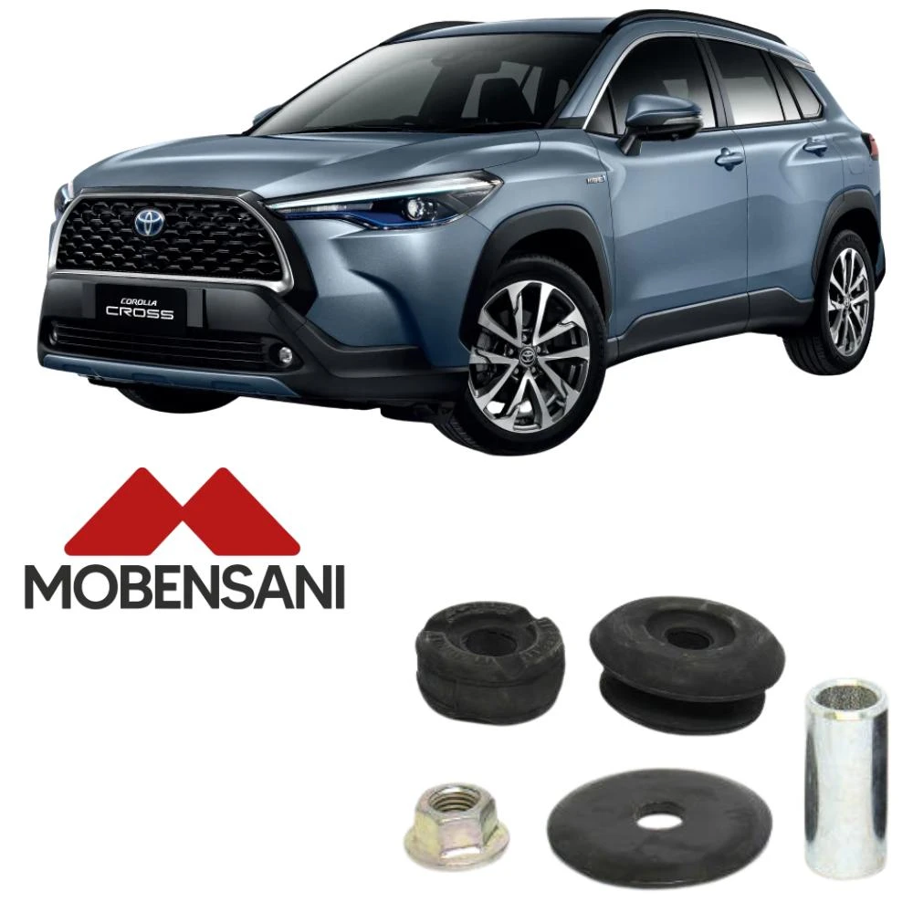 KIT AMORTECEDOR TRASEIRO COROLLA CROSS 2022 ACIMA PARCIAL