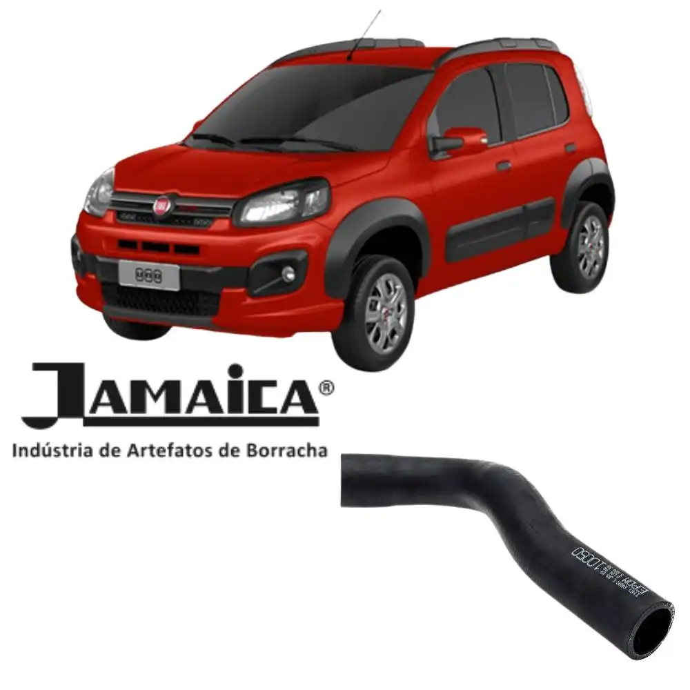 MANGUEIRA RADIADOR FIAT UNO 1.3 INFERIOR