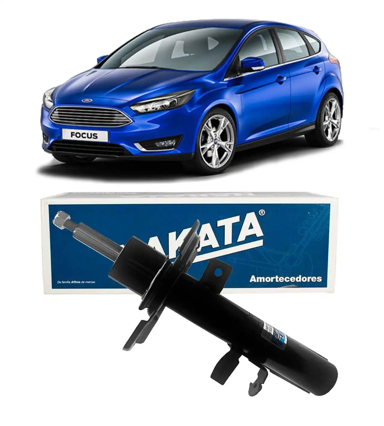 AMORTECEDOR DIANTEIRO FOCUS 2014 A 2018 ESQUERDO