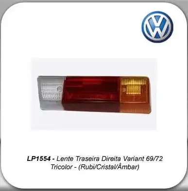 SINAL TRAS VARIANT 1969 A 1972 TRICOLOR DIR