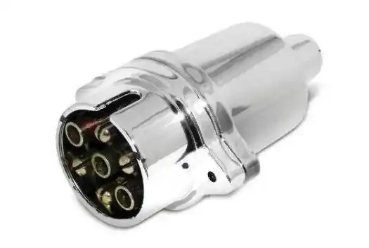 TOMADA LUZ P/ CARRETINHA MACHO CROMADA