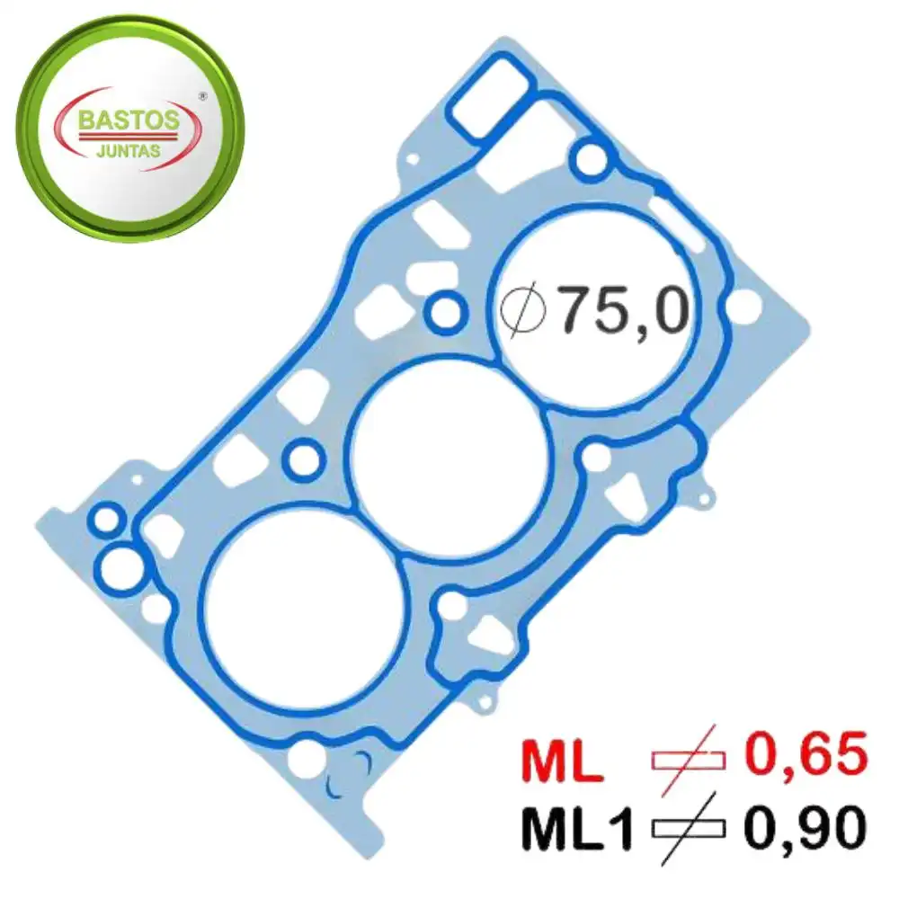 JUNTA CABECOTE GOL G7 1.0 12V FLEX 2016 A 2023 METAL