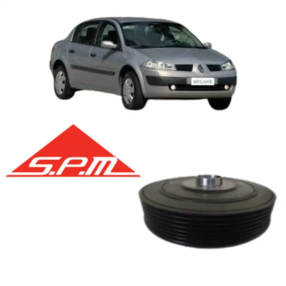 POLIA VIRABREQUIM MEGANE 2006 A 2013 7PK