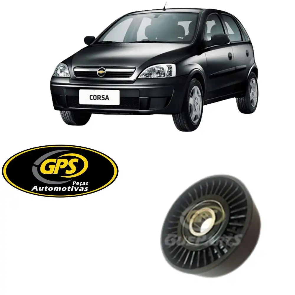 POLIA CORREIA ALTERNADOR CORSA 1.0 8V 2004 ACIMA