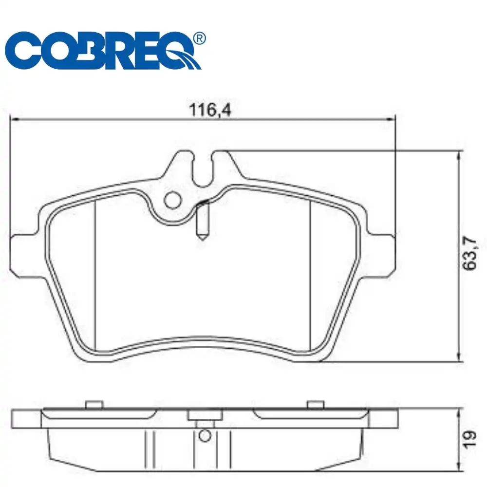 PASTILHA FREIO DIANTEIRA MERCEDES A180 2009 A 2012