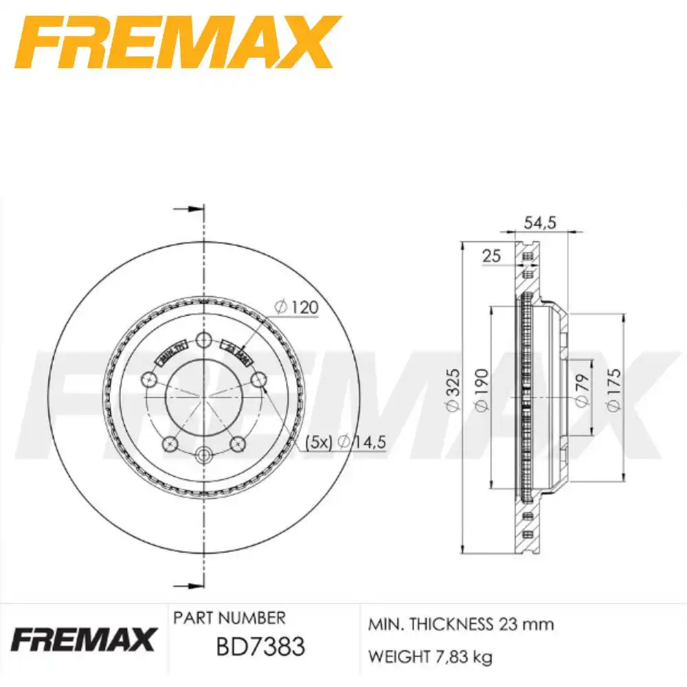 DISCO FREIO TRASEIRO DEFENDER 2.0 16V 2020 A 2022 VENTILADO
