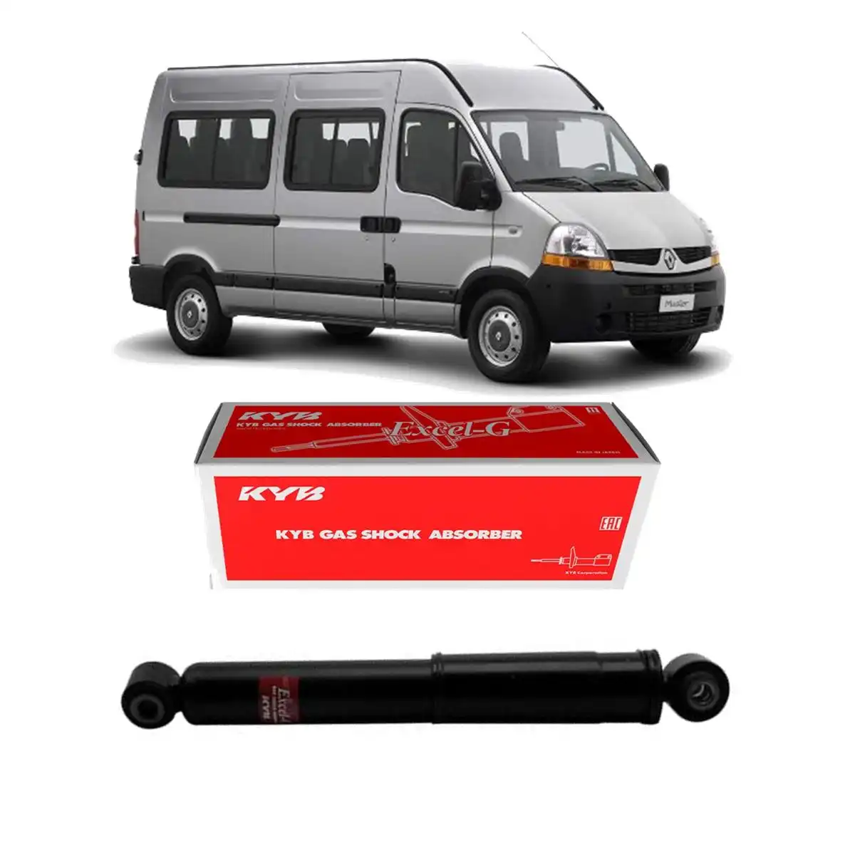AMORTECEDOR TRASEIRO RENAULT MASTER 2013/