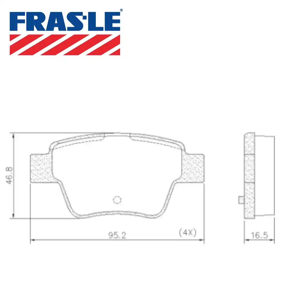 PASTILHA FREIO TRASEIRA PEUGEOT 307 2.0 16V 2004/
