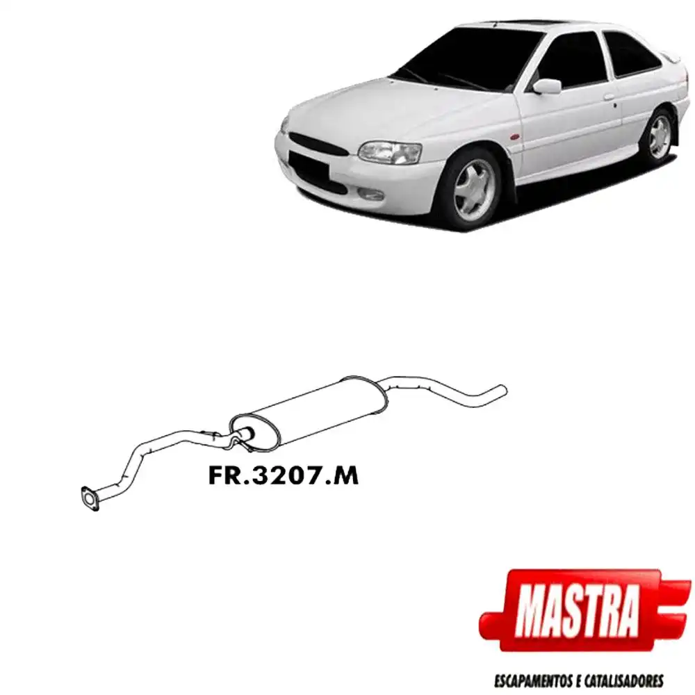 SILENCIOSO INTERMEDIARIO ESCORT 1.8 16V ZETEC 1997 A 2003