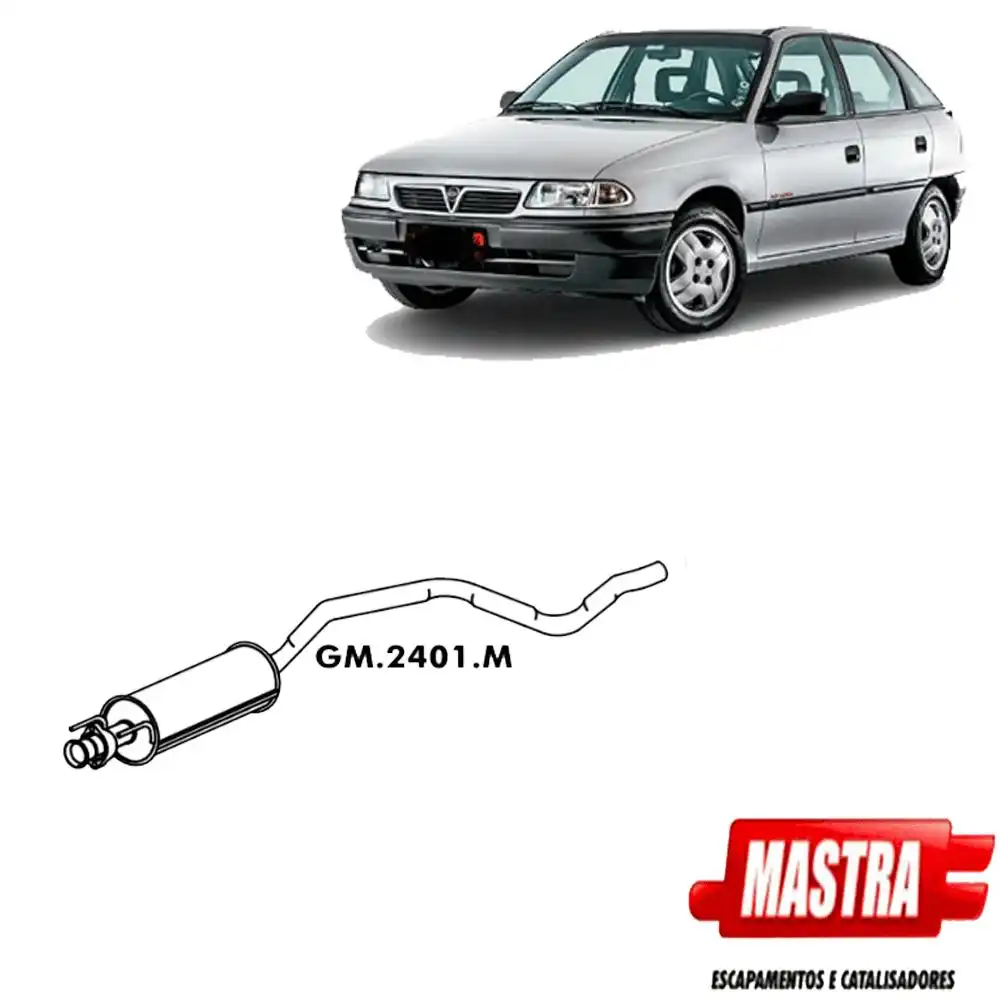 SILENCIOSO INTERMEDIARIO ASTRA 2.0 1995 A 1997