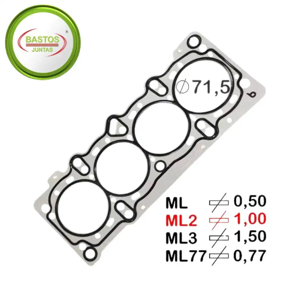 JUNTA CABECOTE PALIO 1.0 8V FIRE 2000 A 2019 METAL SOB MED