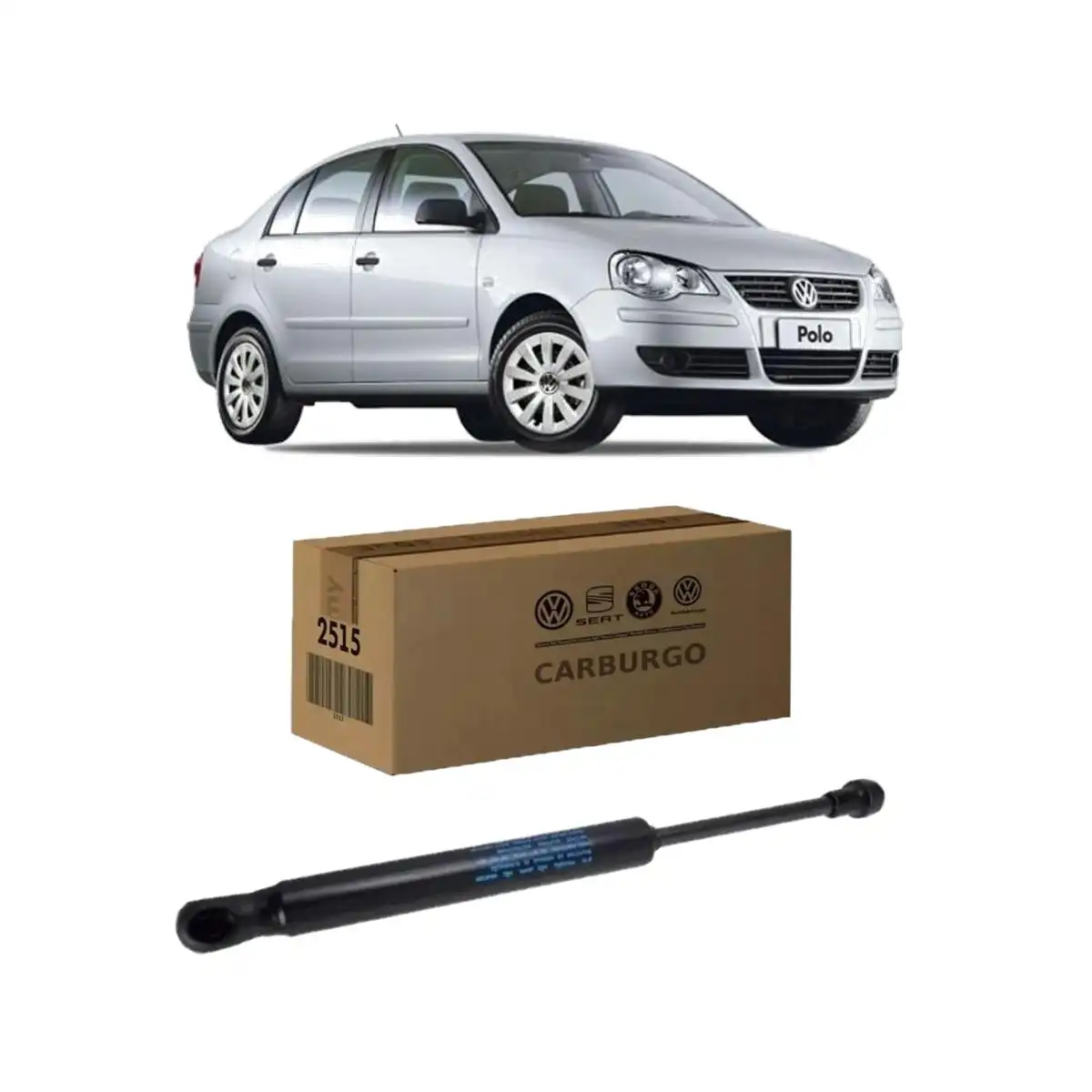 AMORTECEDOR TAMPA TRAS POLO SEDAN 02/