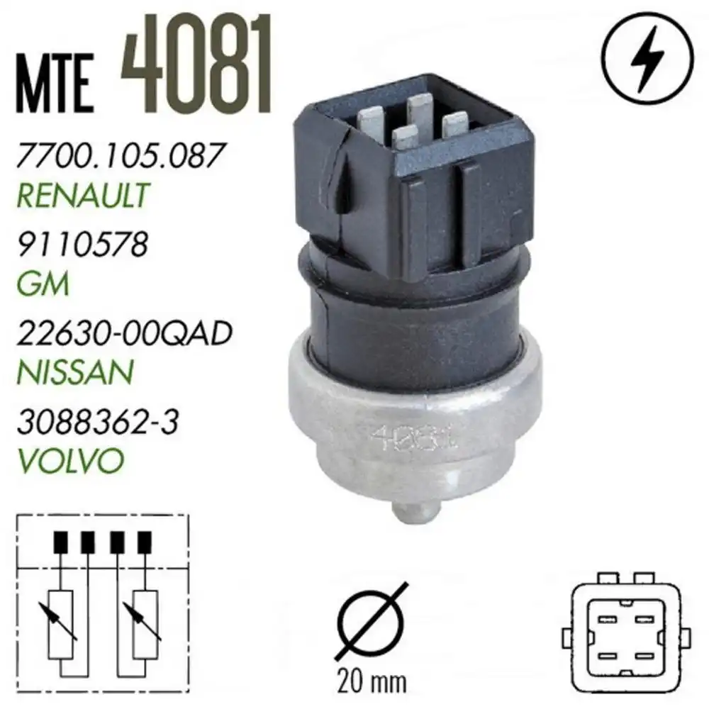 INTER TEMPERATURA RENAULT CLIO 1.6 2000 A 2013