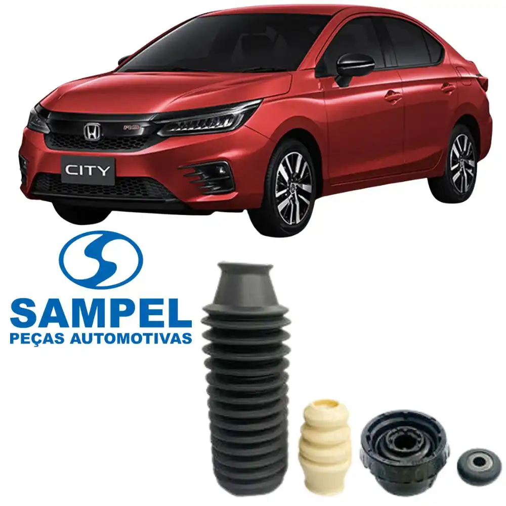 KIT AMORTECEDOR DIANTEIRO HONDA CITY 2022 ACIMA C/ ROL