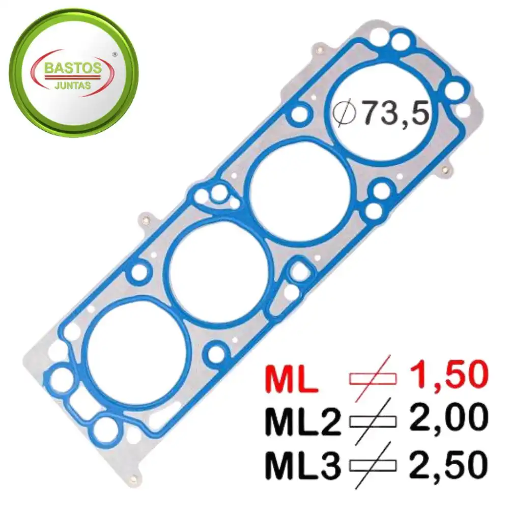 JUNTA CABECOTE CORSA 1.0 8V 1994 A 2009 METAL